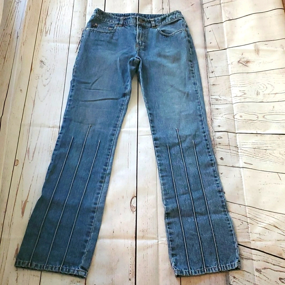 Ralph Lauren medium wash jeans 3-seam detail size 2